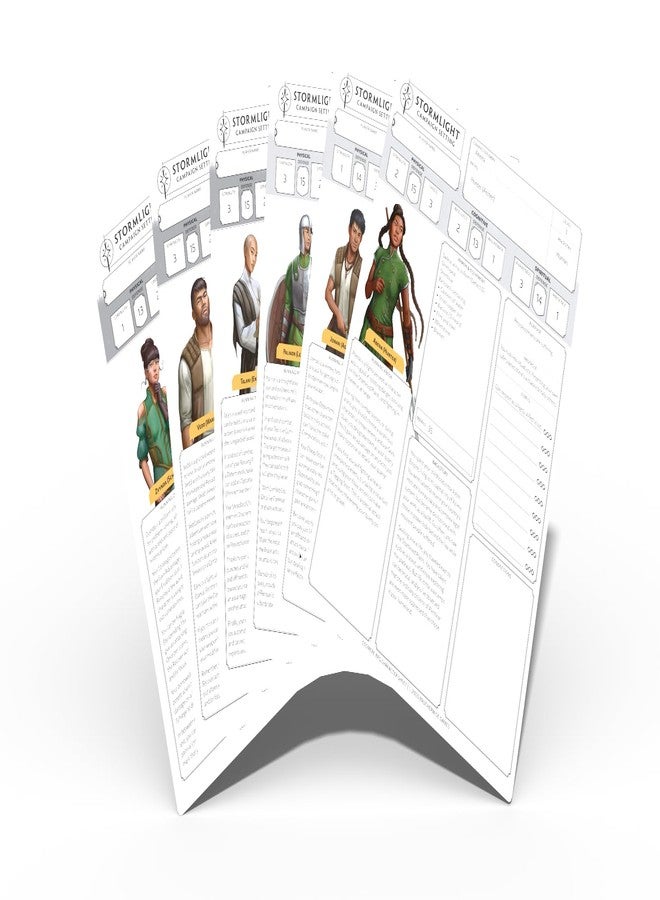 براذر وايز جيمز لعبة تقمص الأدوار Cosmere - مجموعة Stormlight للمبتدئين، مجموعة كاملة لألعاب تقمص الأدوار على الطاولة من Brotherwise Games | للأعمار من 13 عامًا فما فوق | من 1 إلى 6 لاعبين | مقدمة كاملة ومناسبة للمبتدئين إلى عالم روشار - Image 4